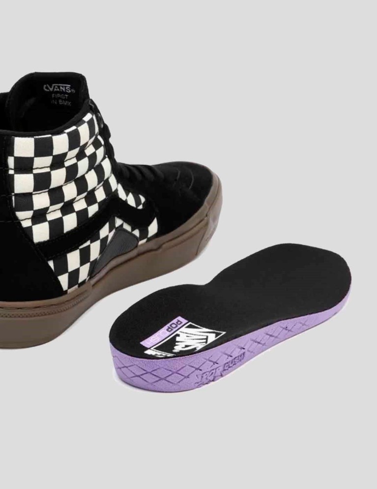 Zapatillas skate VANS bmx sk8-hi checkered/black
